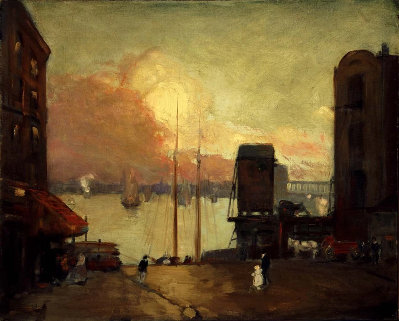 Nubi cumuliformi, East River - Smithsonian American Art Museum